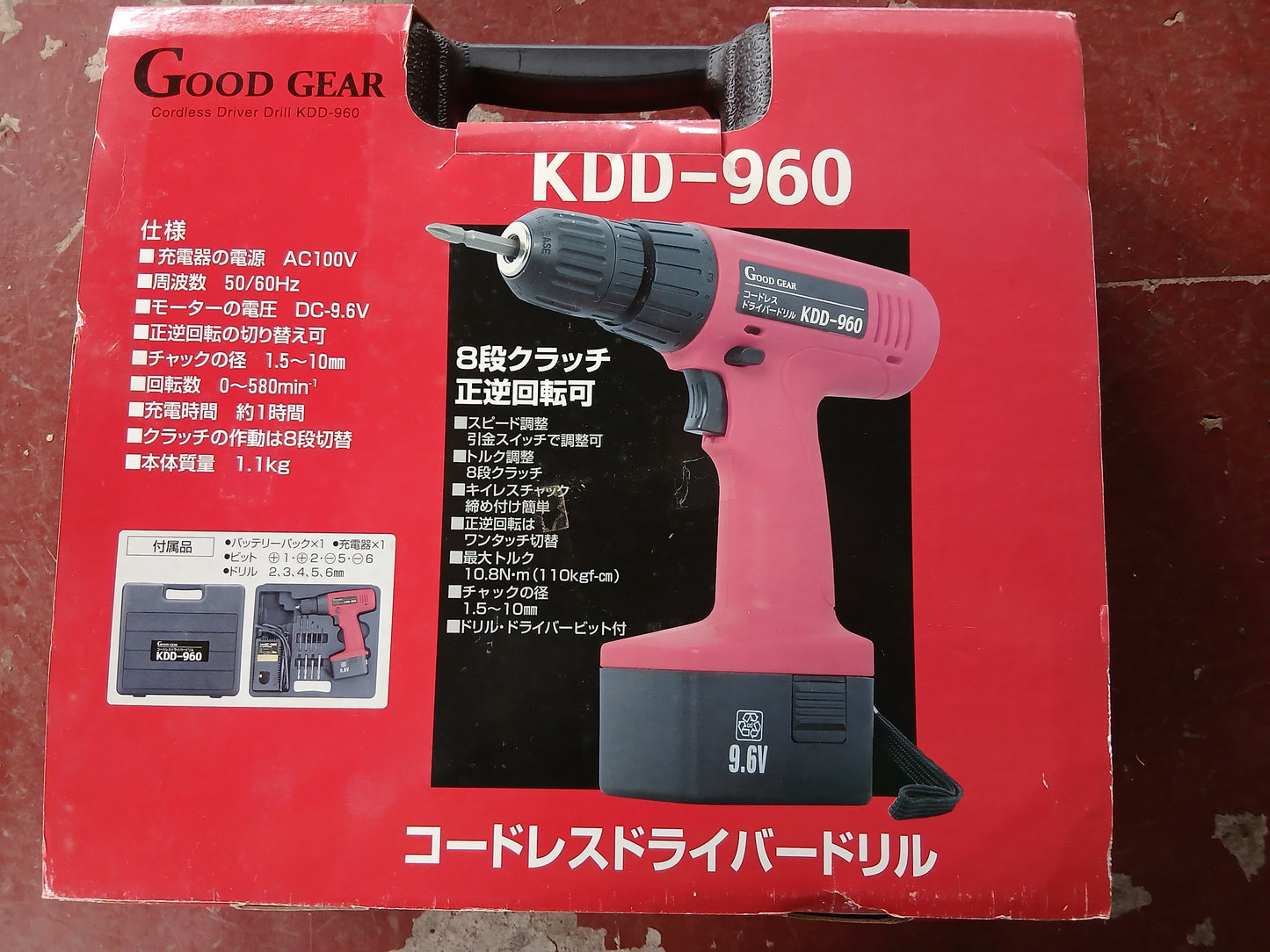 グッドギア　中古　コードレスドライバードリル　KDD-960　【宮城店2965】
