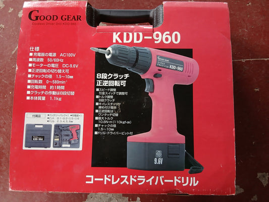 グッドギア　中古　コードレスドライバードリル　KDD-960　【宮城店2965】