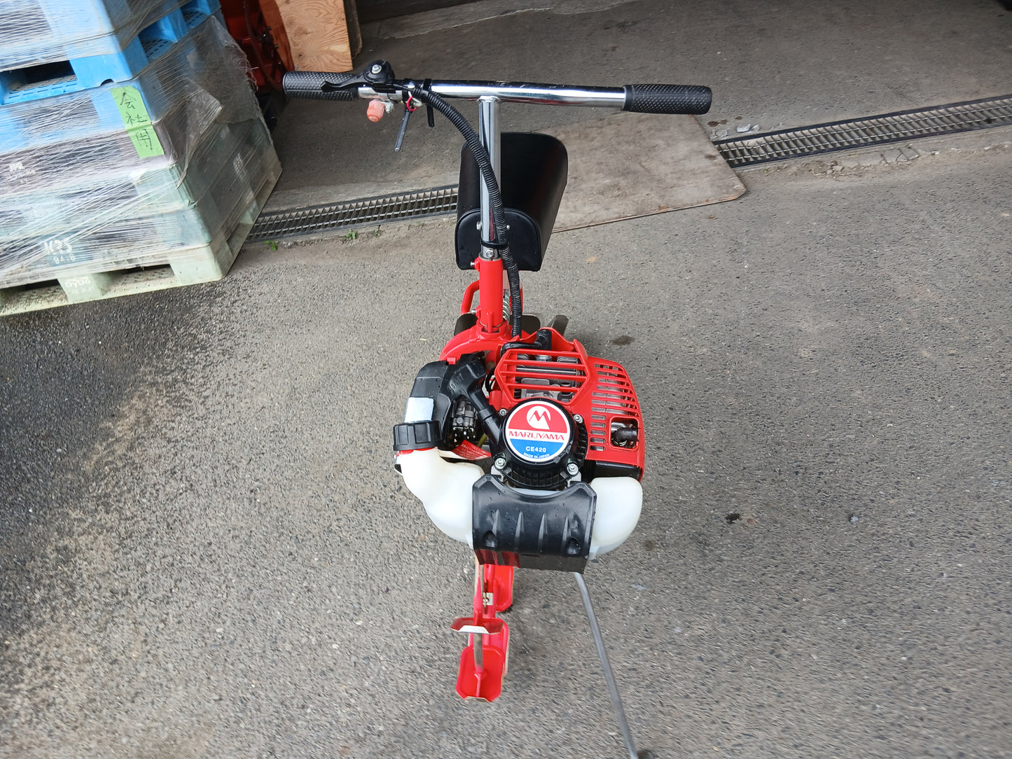 丸山　中古　乗用溝切機　MKF-A435　【宮城店2945P】