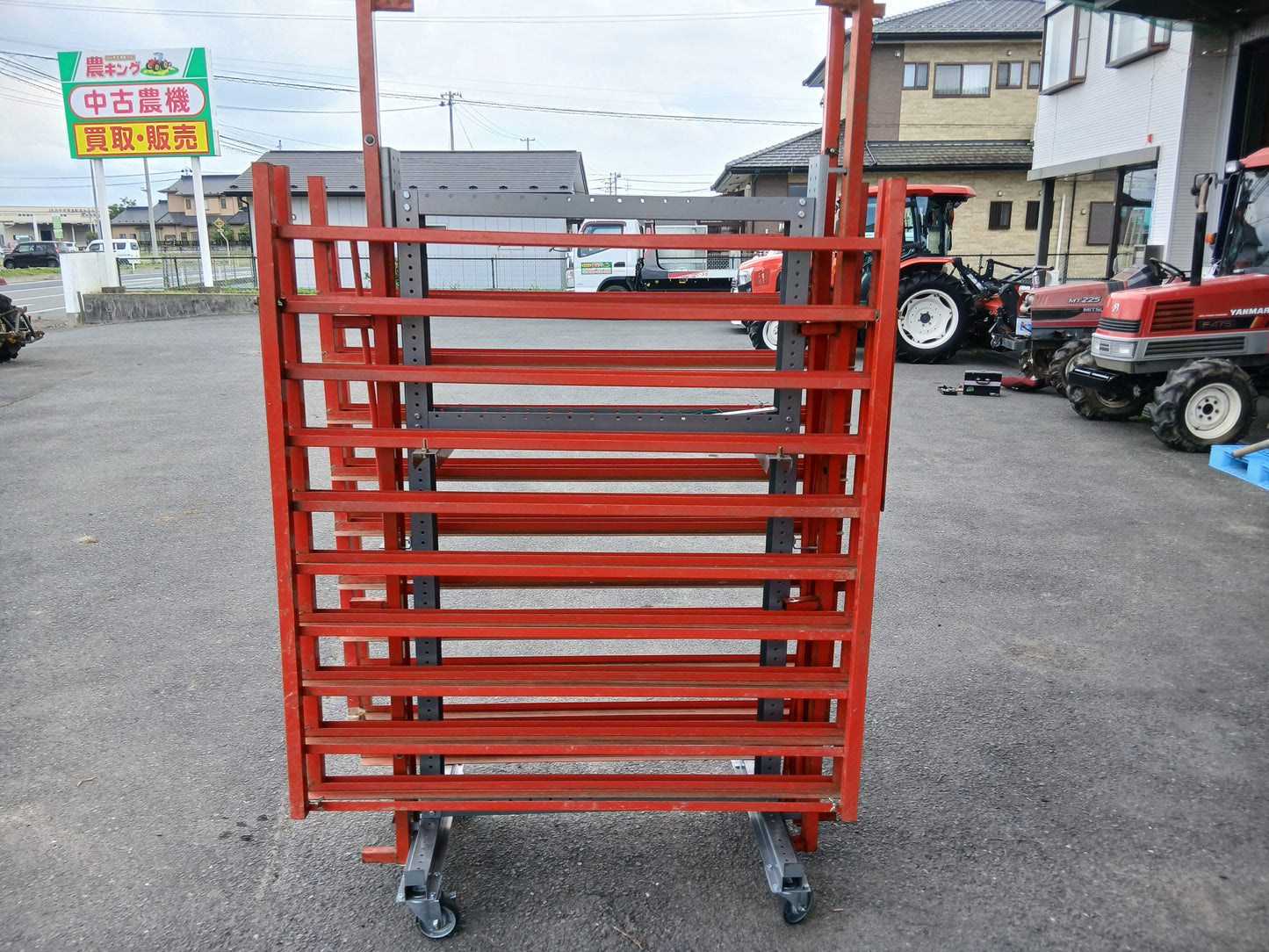 メーカー型式不明　鉄製苗コンテナ　96枚　【宮城店2951】