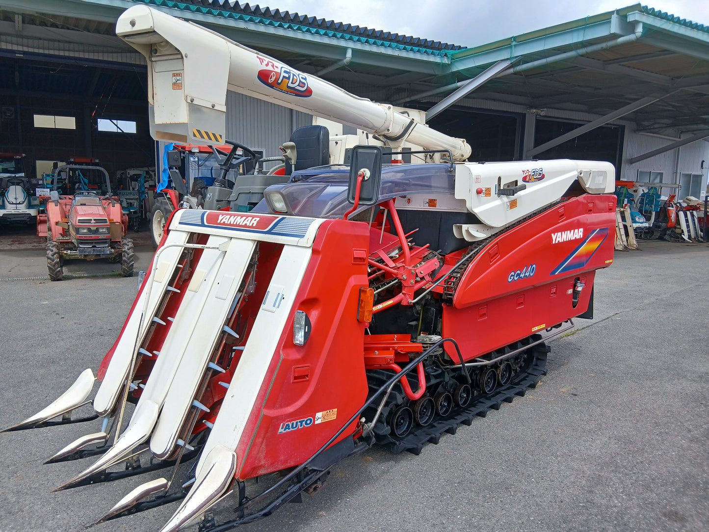 ヤンマー　中古　コンバイン　GC440　【宮城店2988P】