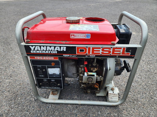 ヤンマー　中古　ディーゼル発電機　YDG2000