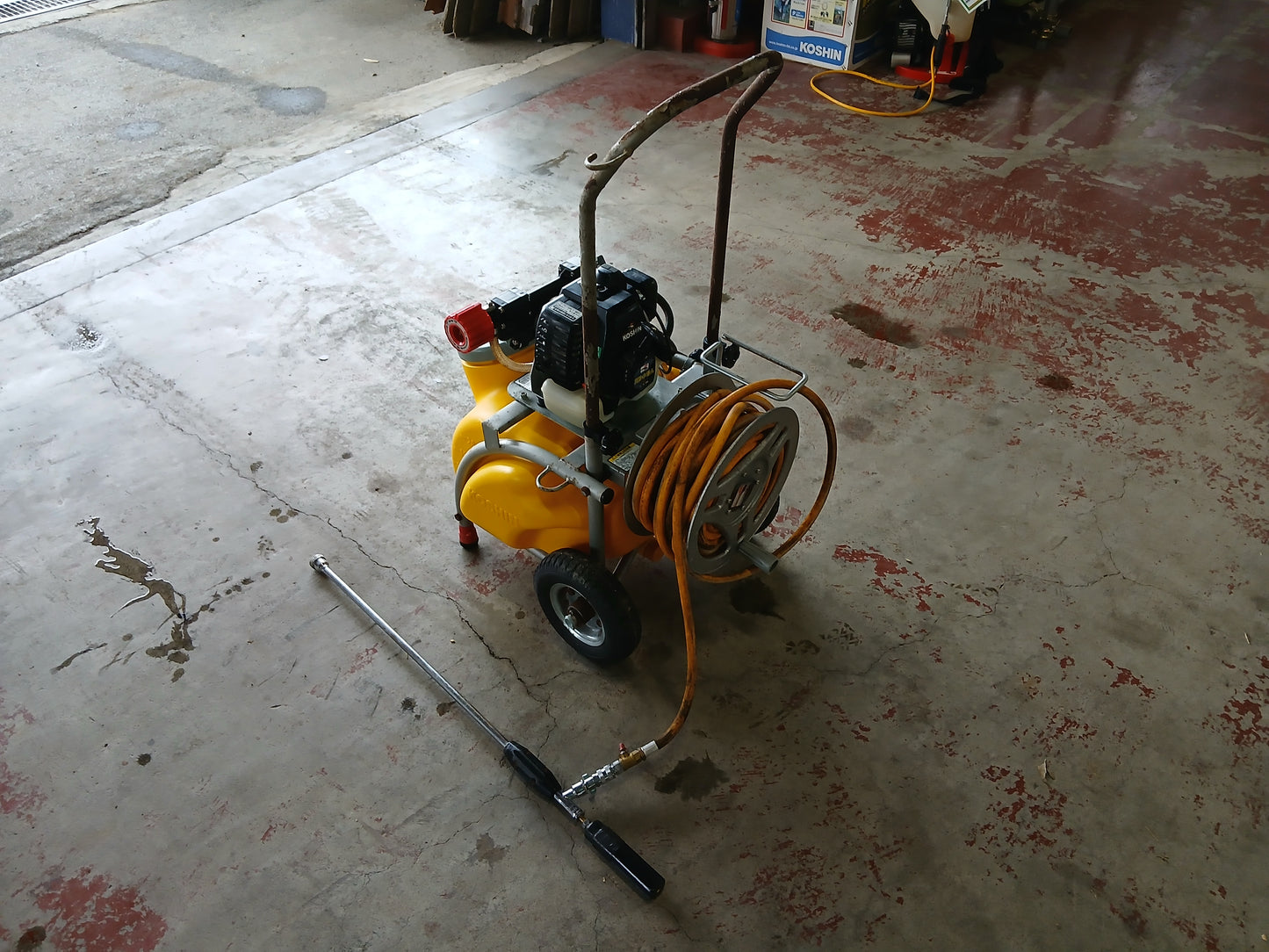 工進　中古　エンジン式小型動力噴霧器 MS-E2R25TH85 【宮城3048】