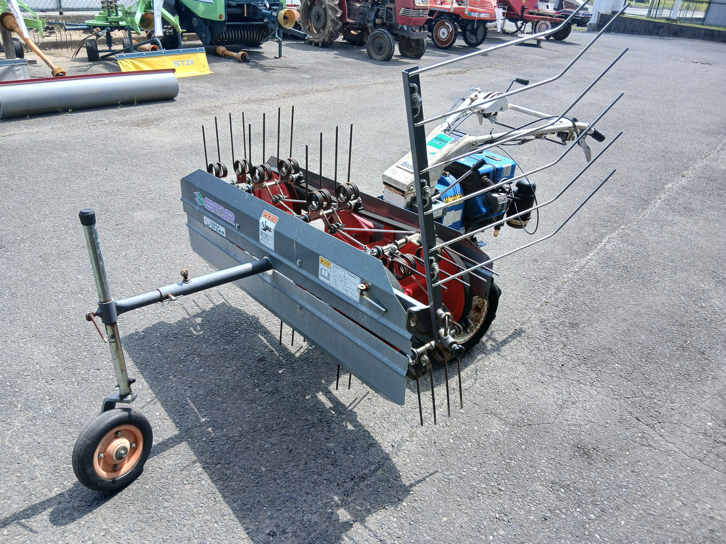 オーレック+スター　中古　テーラー+集草機　BX80+HHM1280　【宮城店3091】