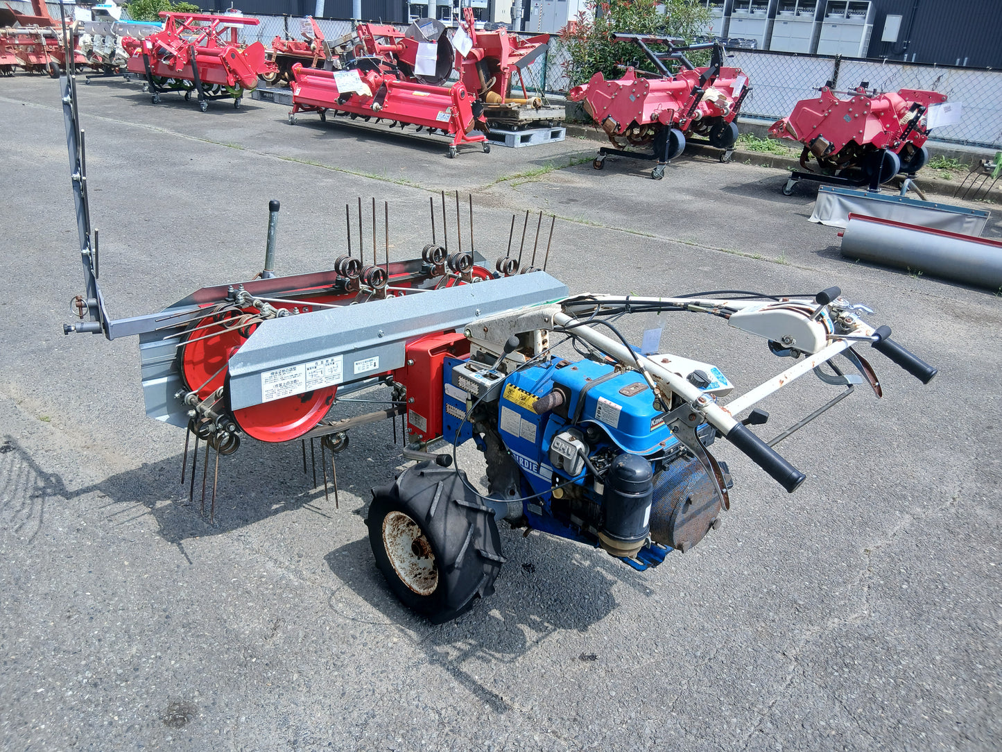 オーレック+スター　中古　テーラー+集草機　BX80+HHM1280　【宮城店3091】