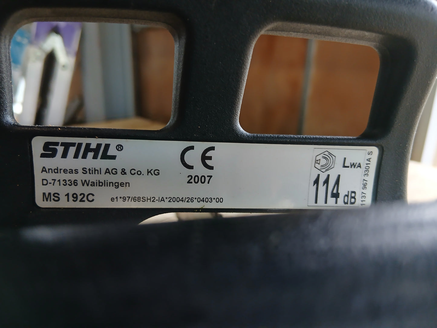 スチール　中古　チェーンソー　MS192C　【宮城店3120P】