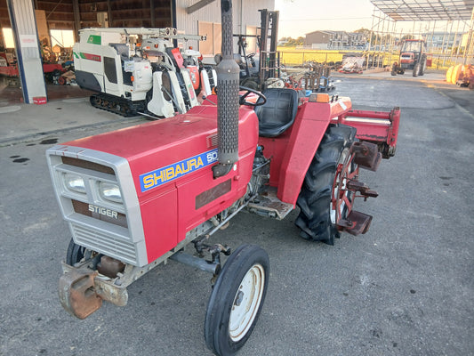 シバウラ　中古　トラクター+ロータリー　SD2203+RT4173　【宮城店3189】