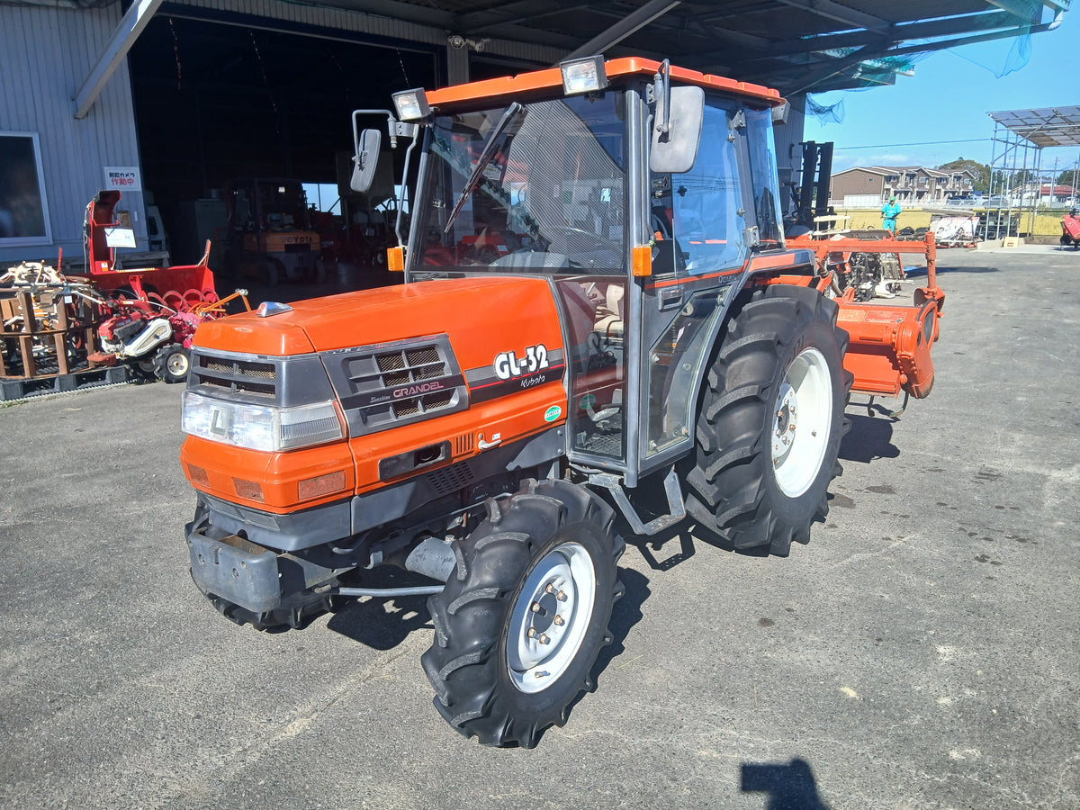 クボタ 中古 トラクター＋ロータリー GL32＋RL17G 【宮城3210】