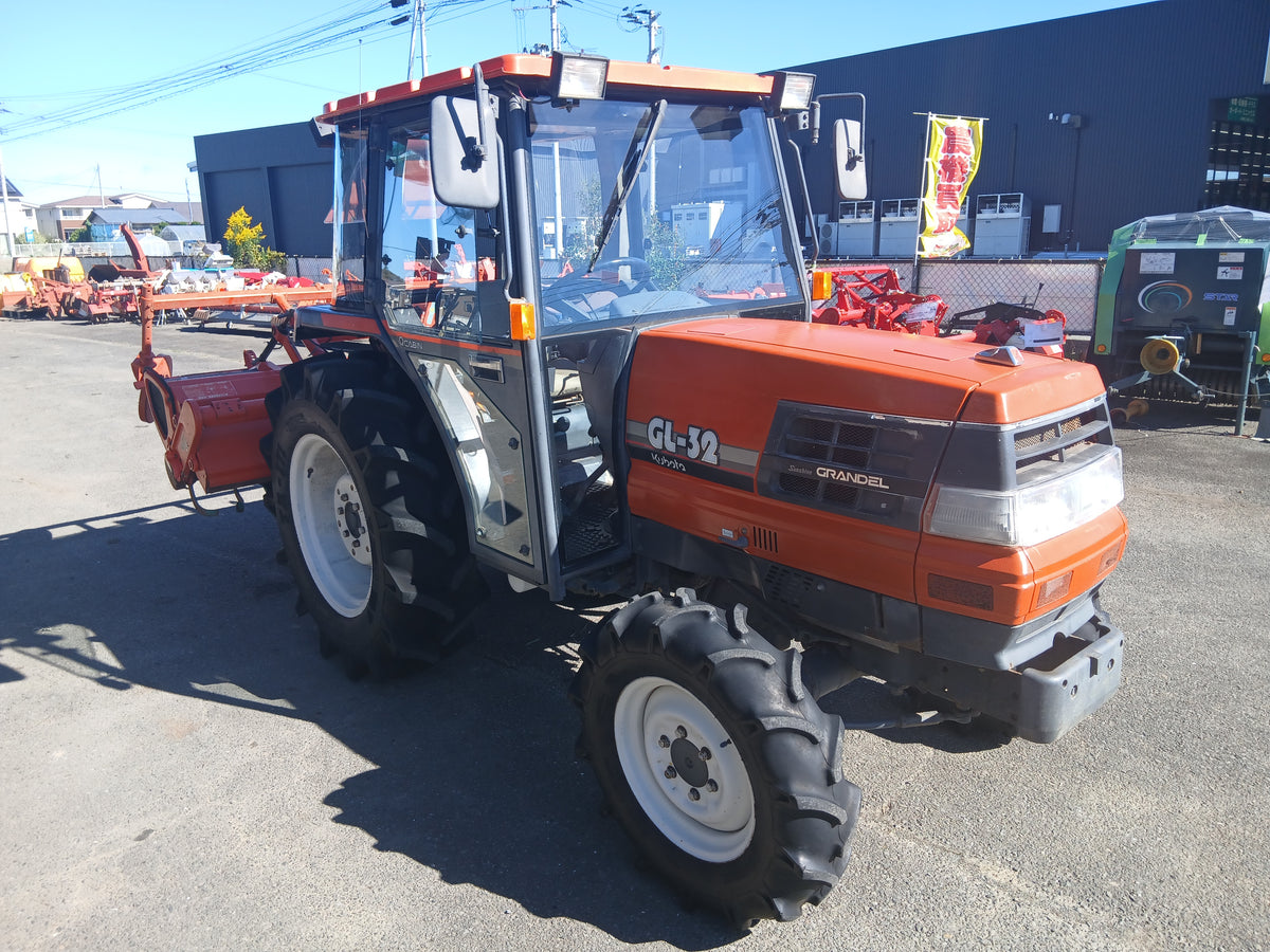 クボタ 中古 トラクター＋ロータリー GL32＋RL17G 【宮城3210】