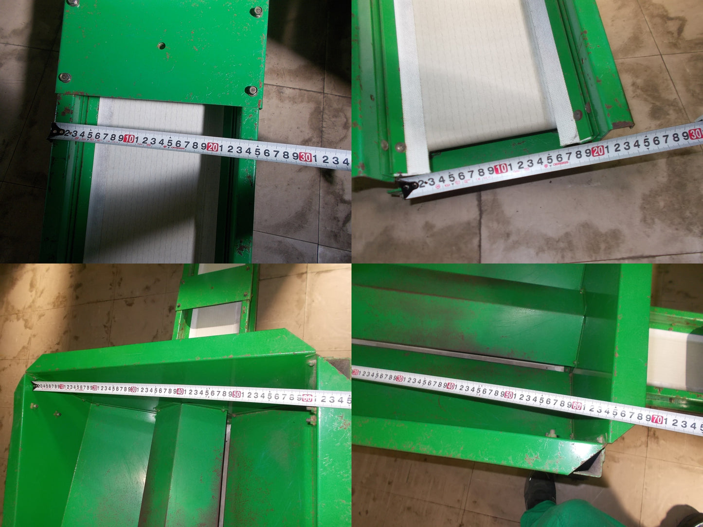 （株）岡山農栄社　中古　ベルトコンベア　BC1200AL