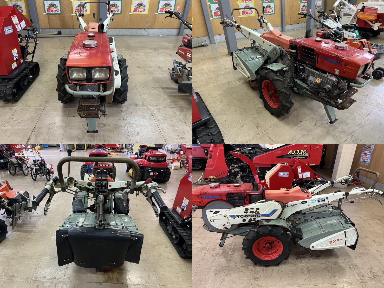 ヤンマー 耕耘機 YC60-G ディーゼルエンジン 6馬力 クランクスタート ヤンマー 耕耘機 YC60-G ディーゼルエンジン 6馬力 クランクスタート