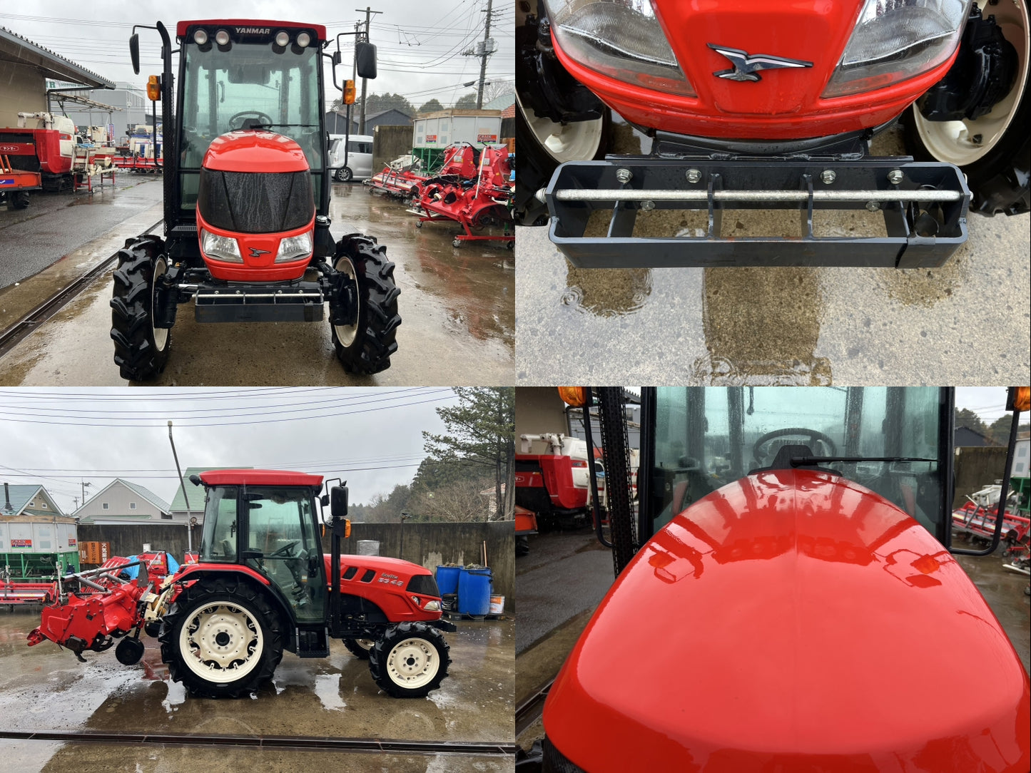 ヤンマー　中古　トラクター＋ロータリー【741時間・無段変速仕様】＊EG48Y＋SX2010『茨城店　5479』