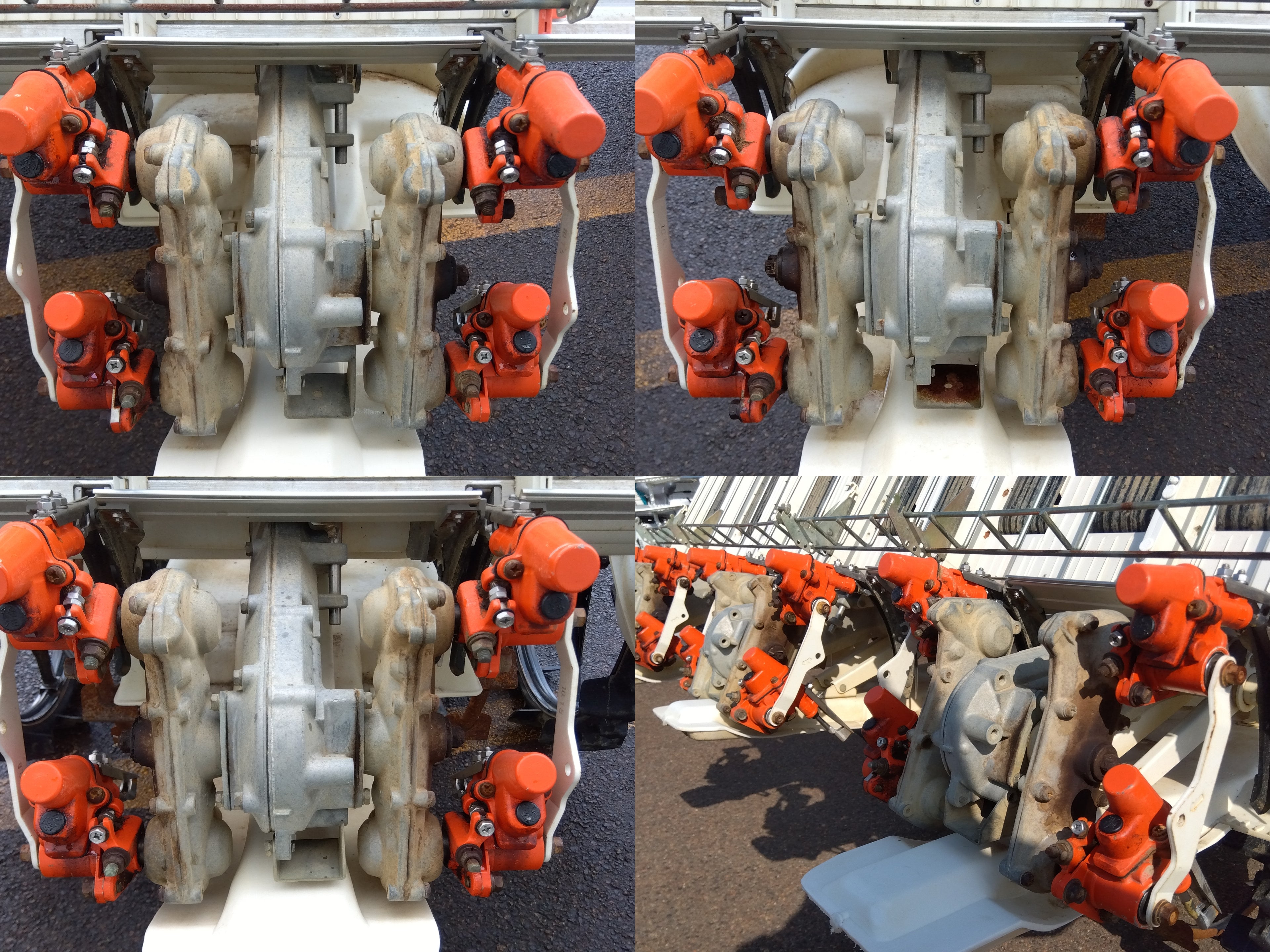 田植え機 オレンジ色 農業用 オレンジ色の田植え機で、農業に最適な機器です。 【公式通販】
