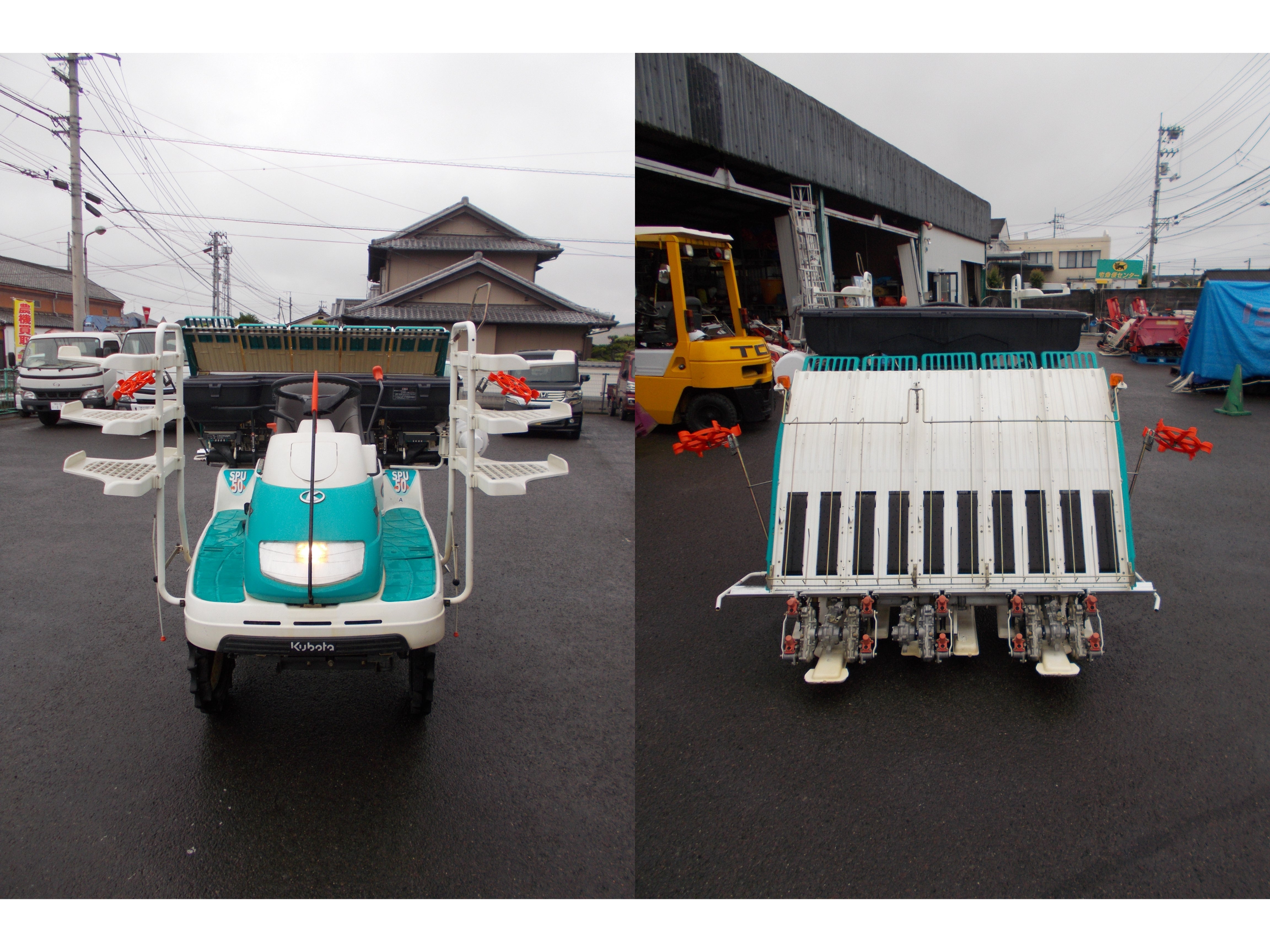 長崎発　クボタ　KUBOTA 田植機　乗用　SPU50 散布機付き　中古品　 SPU50-S 中古 クボタ 田植え機 | 農機具ねっと