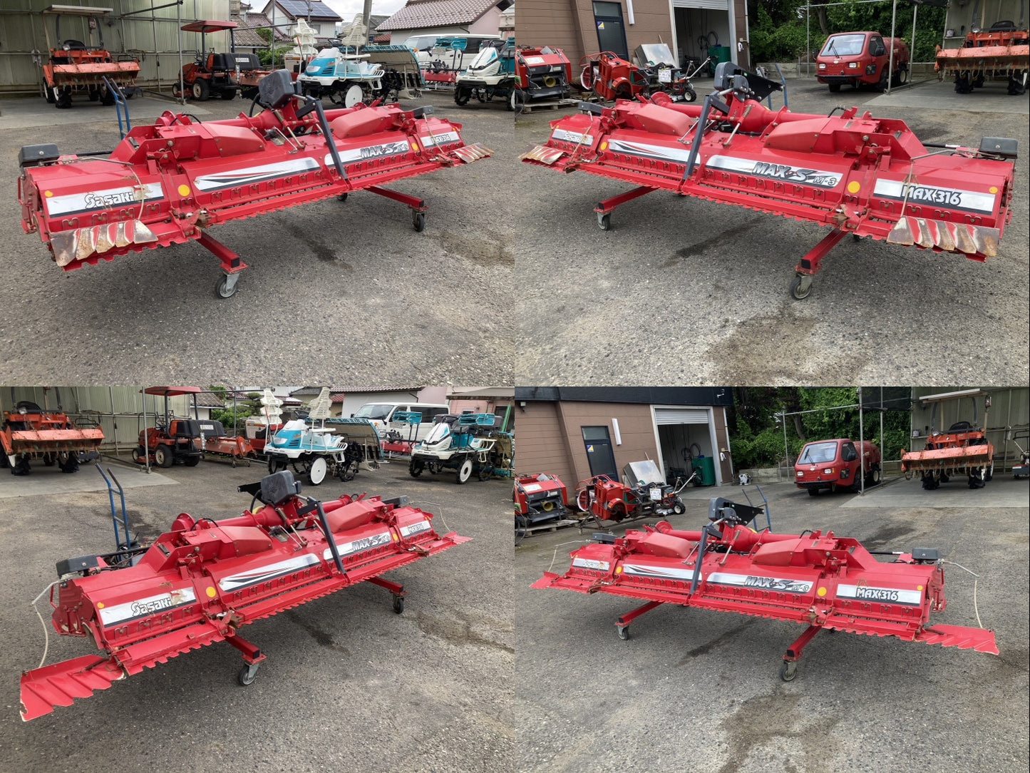 ササキ  中古  ハロー  電動  3.1ｍ  MAX316