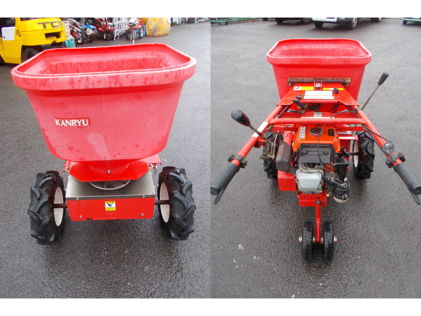カンリウ　中古　肥料散布機　MF601