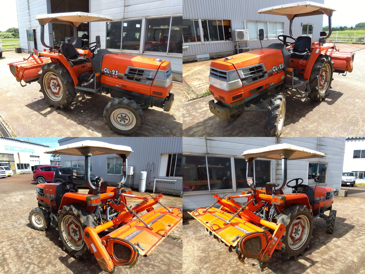 クボタ トラクター+ロータリー GL-23+RL16G【山形店】