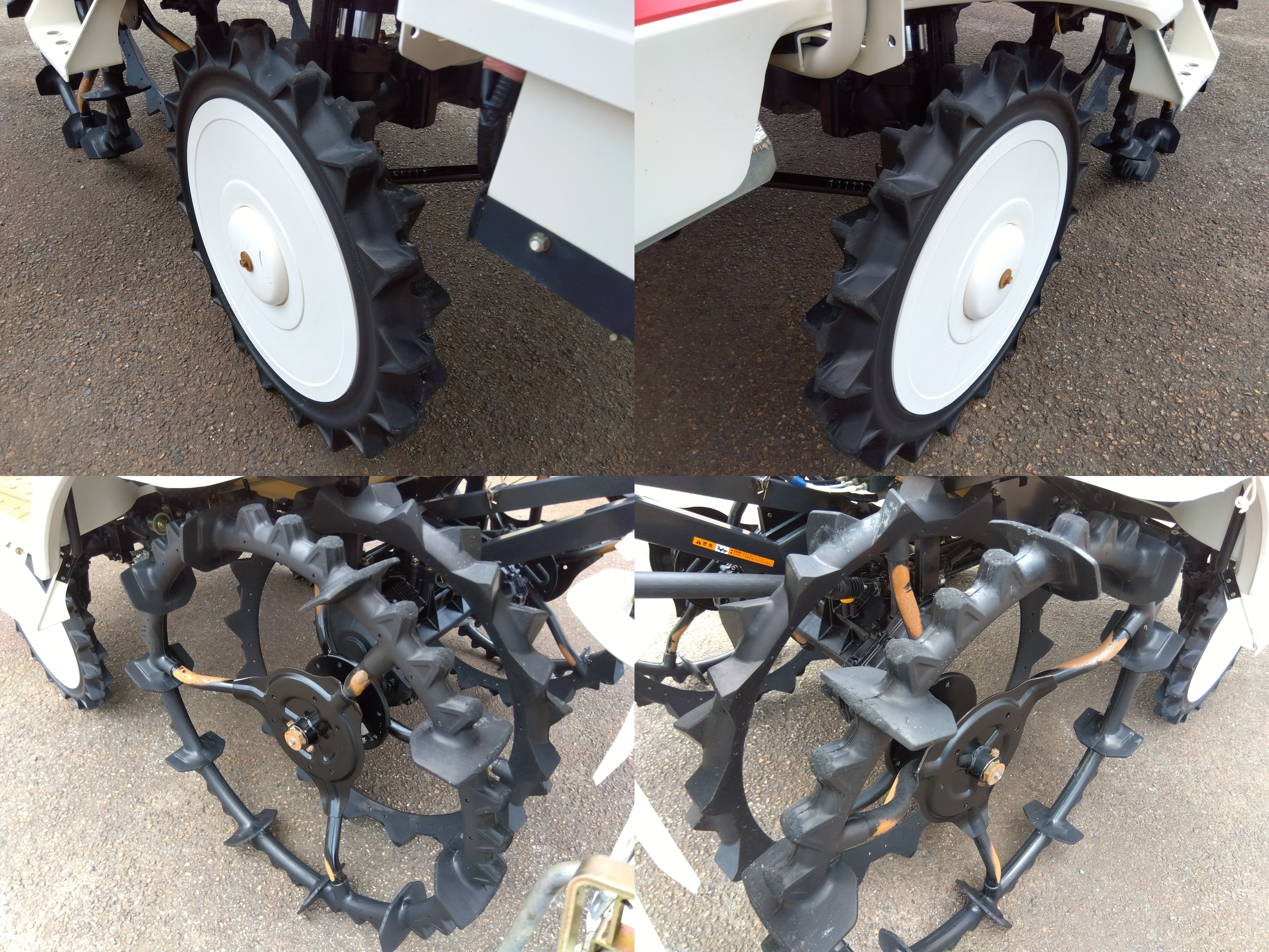 ヤンマー田植え機6条VP6 Yahoo!オークション - 富山発 ヤンマー 田植機 VP6 6条 UFO 苗