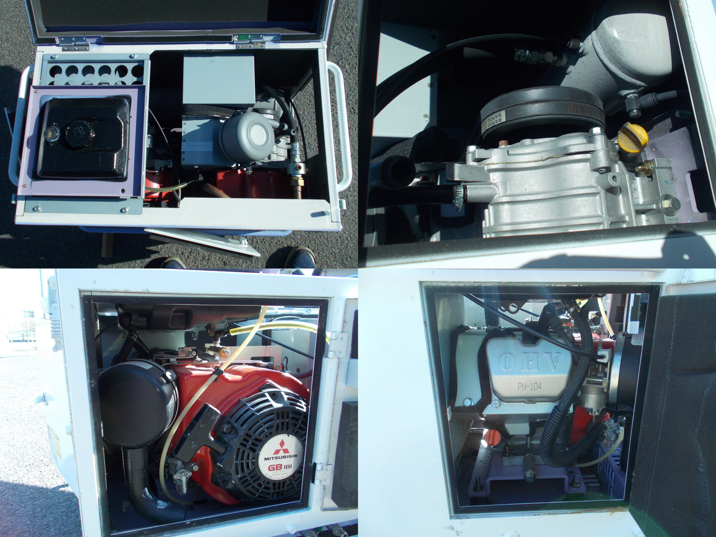 精和産業　中古　防音コンプレッサー　SCP22GLS