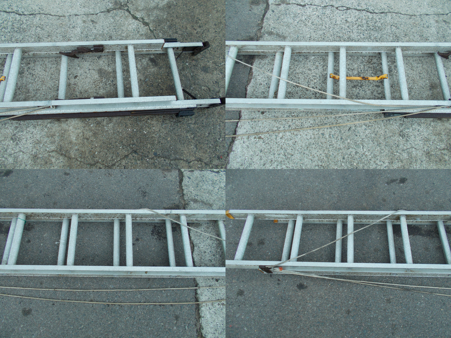 メーカー不明　中古　2連ハシゴ