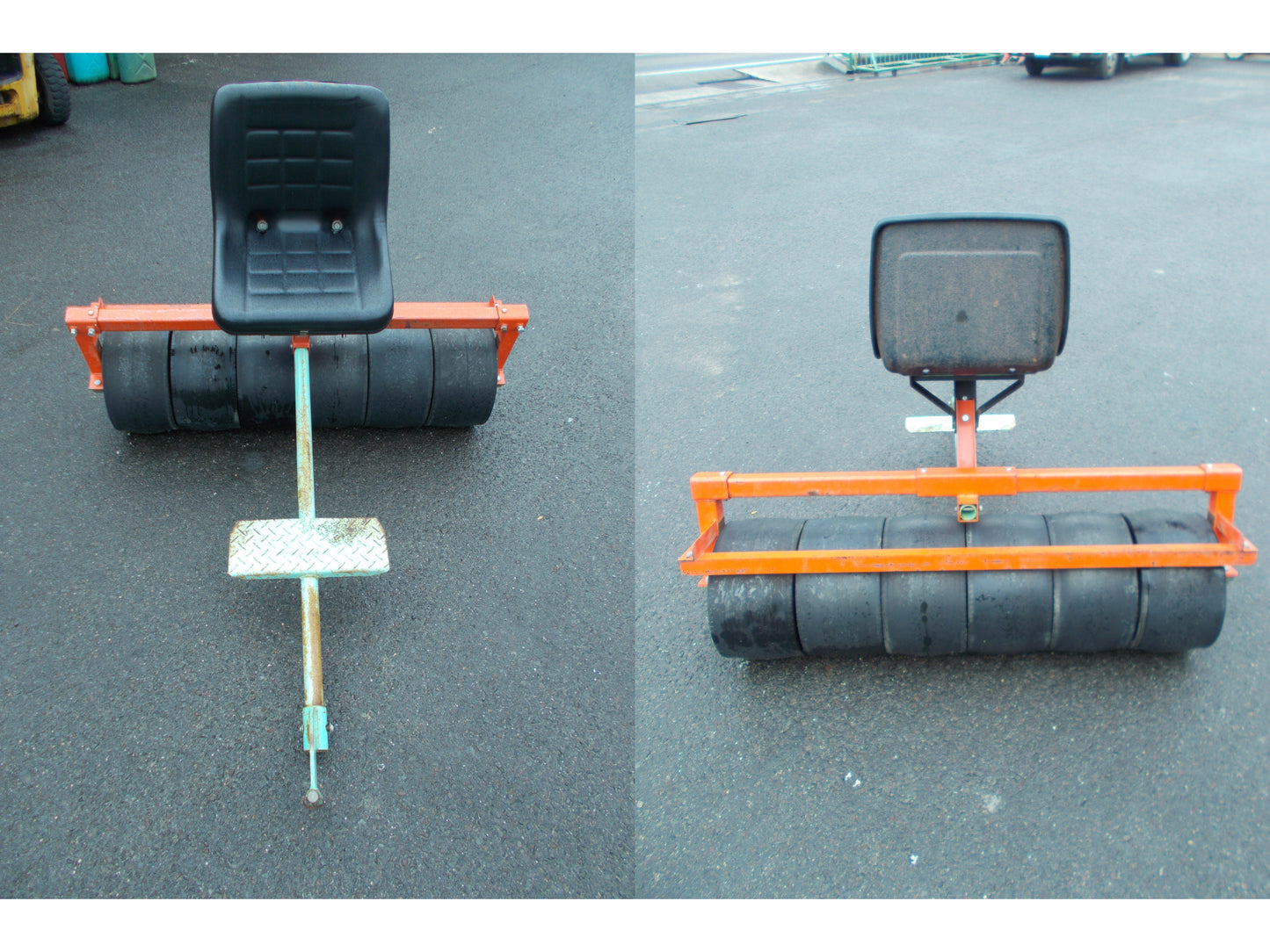 不明　中古　麦踏ローラー　不明