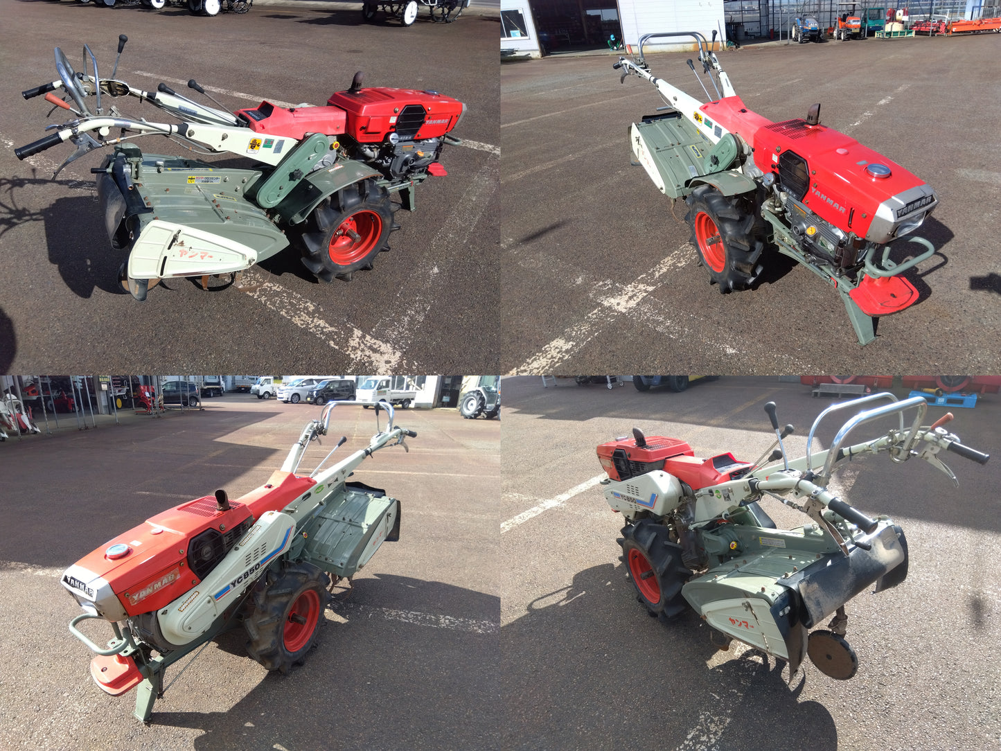 【ジャンク品/店舗限定販売】ヤンマー ディーゼル耕うん機 YC850+HS8-K【山形店】S