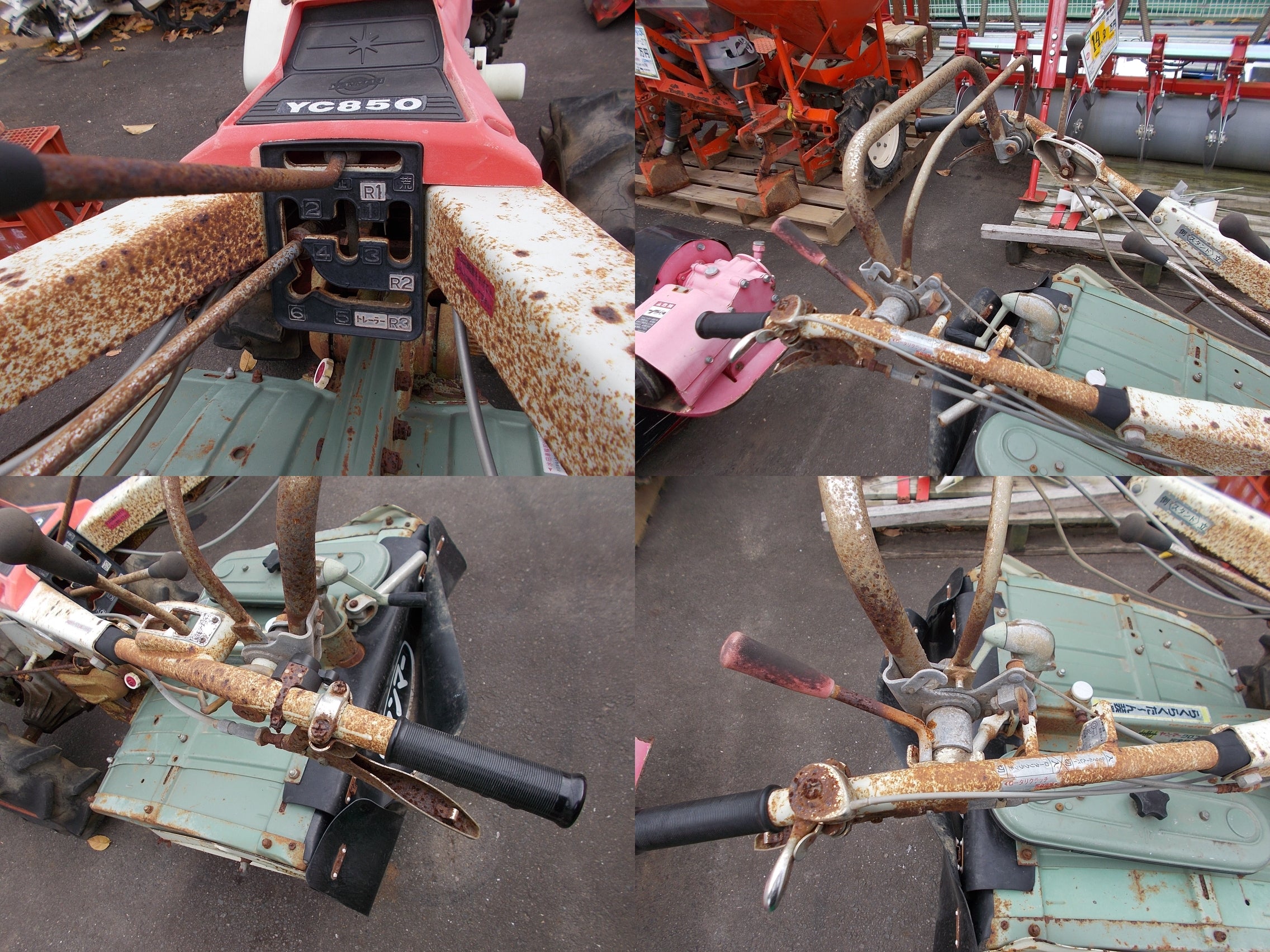 ヤンマー 中古 耕うん機 YC850 ディーゼルエンジン8馬力 – 農キング