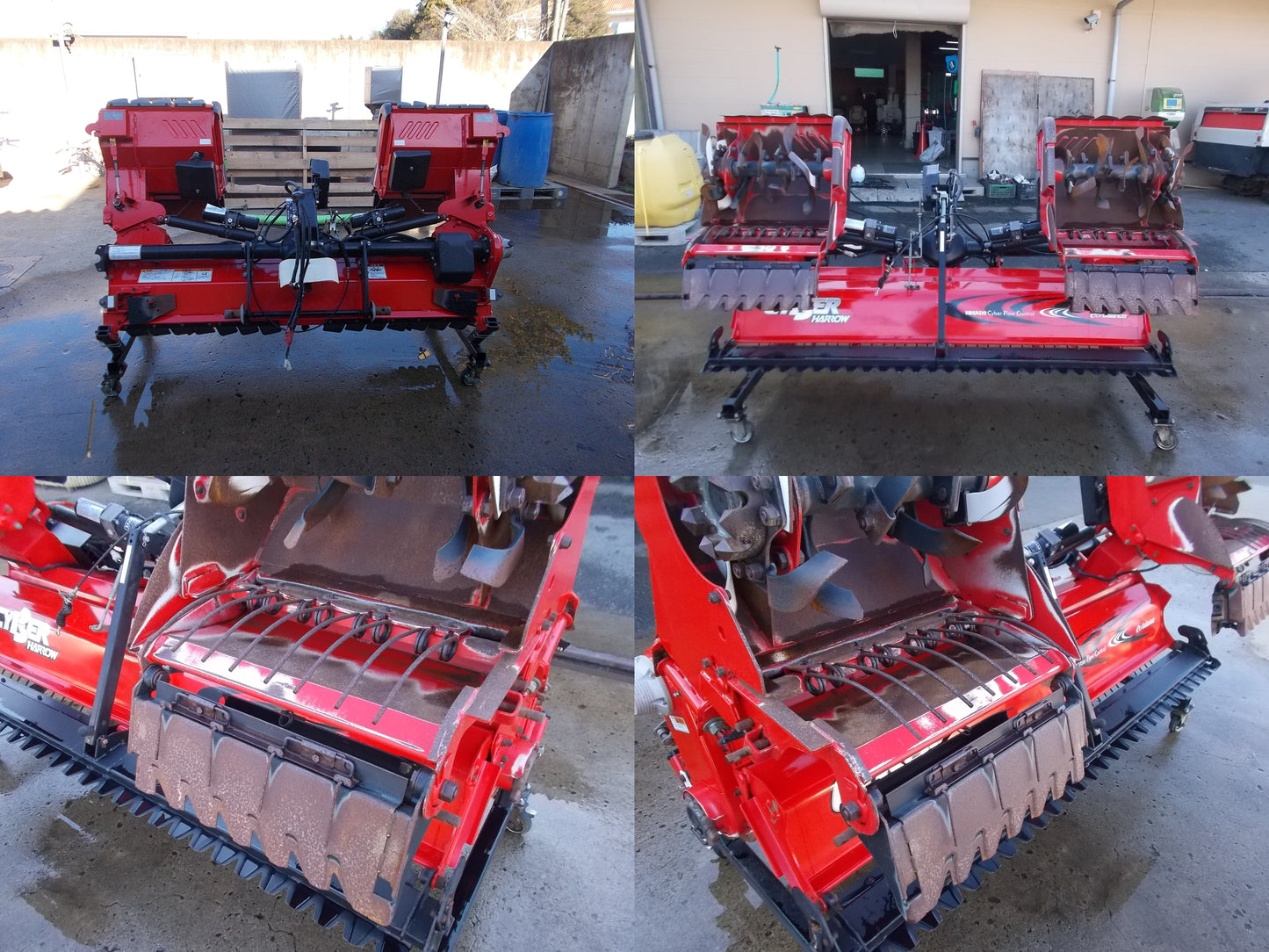 ササキ　中古　ウィングハロー　TX282　電動油圧開閉　Sヒッチ　