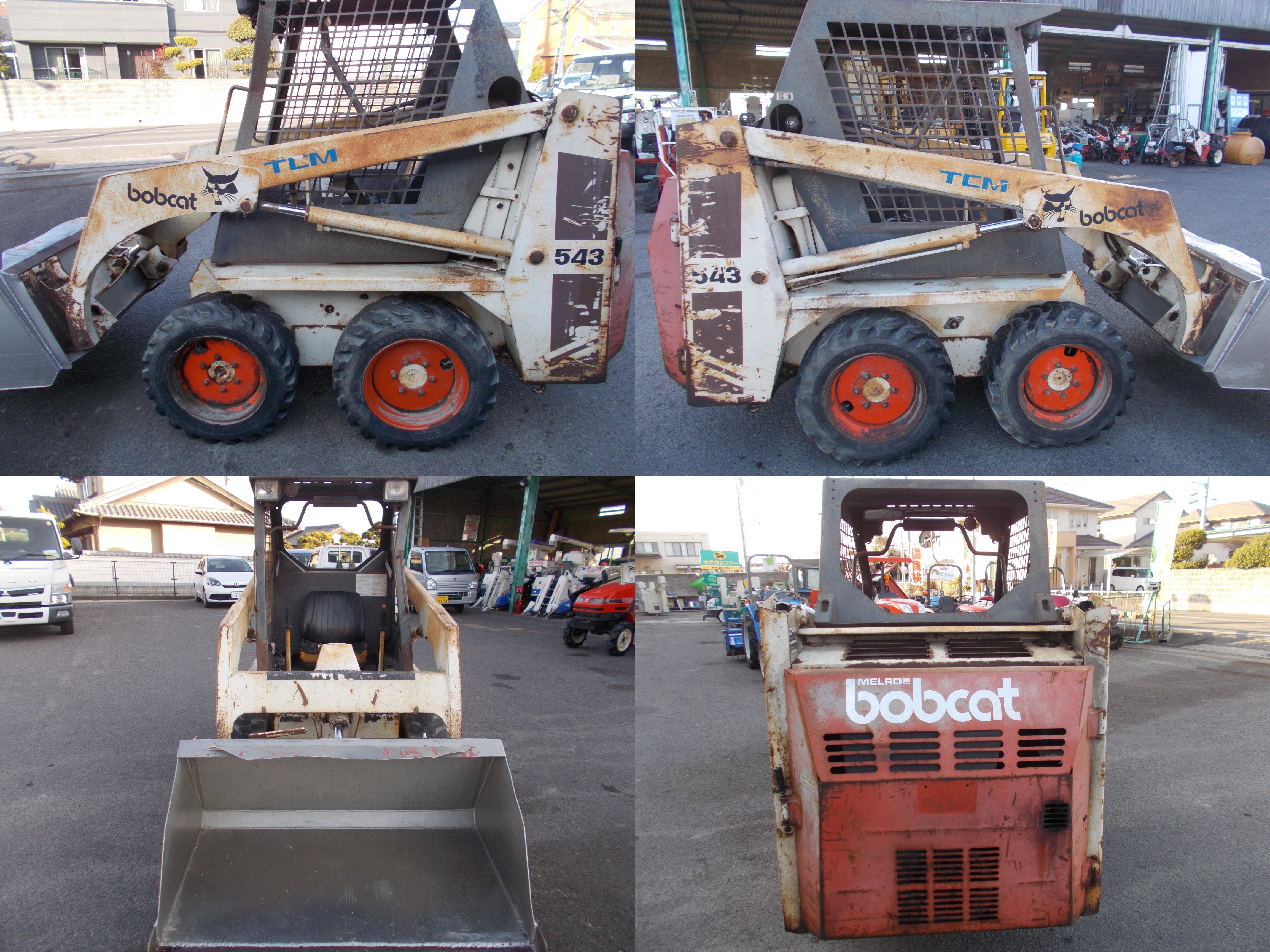 TCM Bobcat725中古車 Yahoo!オークション - BOBCAT 725 ボブキャット ホイールローダー TCM