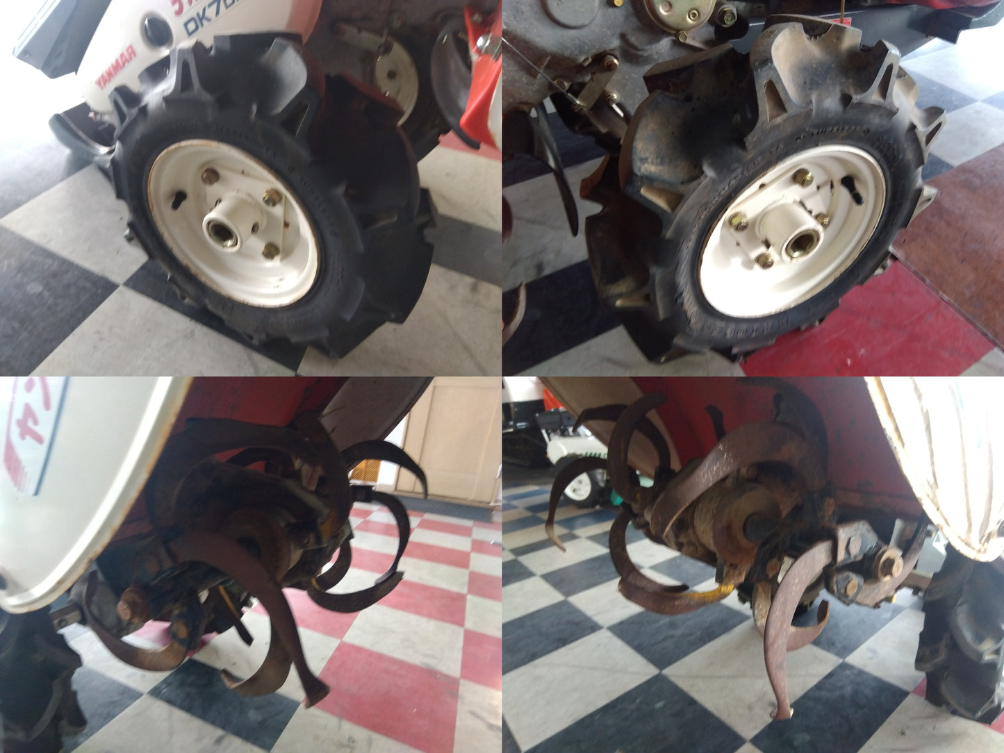 ヤンマー　中古　耕運機　DK7DX　【ジャンク品】