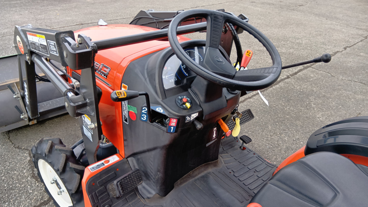 クボタ　中古　トラクター+ショベルローダ　JB13X+SLH130【岩手店275】