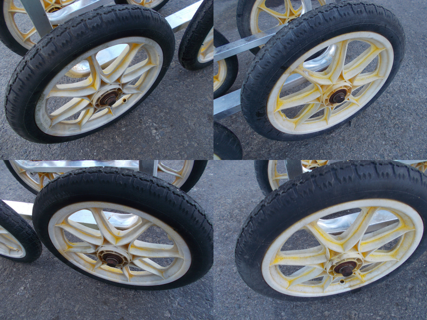 メーカー不明　中古　アルミ台車