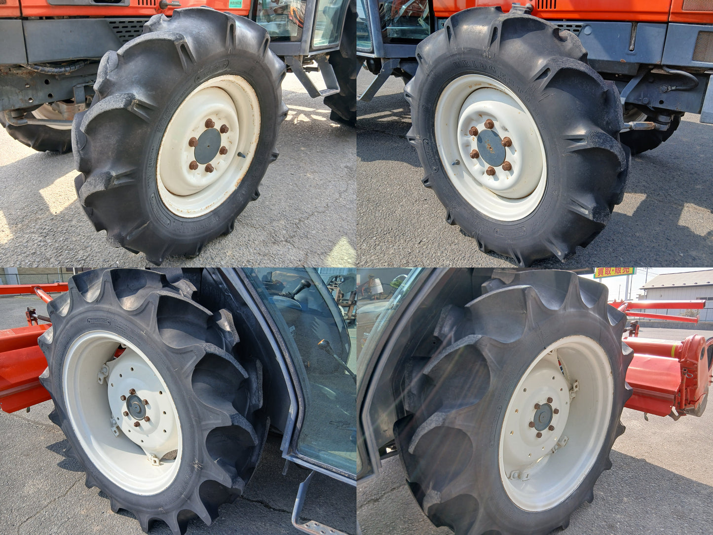 クボタ　中古　トラクター+ロータリー　GL367+RM180G　【宮城店2732】