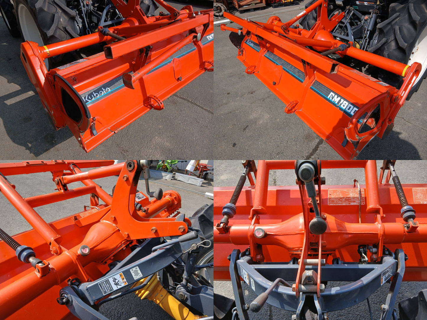 クボタ　中古　トラクター+ロータリー　GL367+RM180G　【宮城店2732】