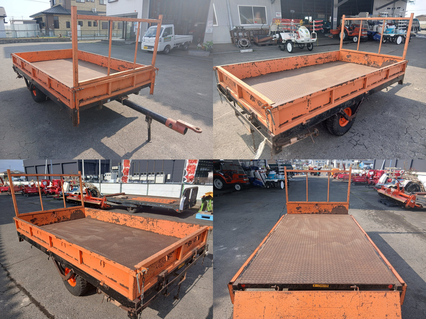サンワ　中古　コンバイントレーラー　型式不明　【宮城店2759】