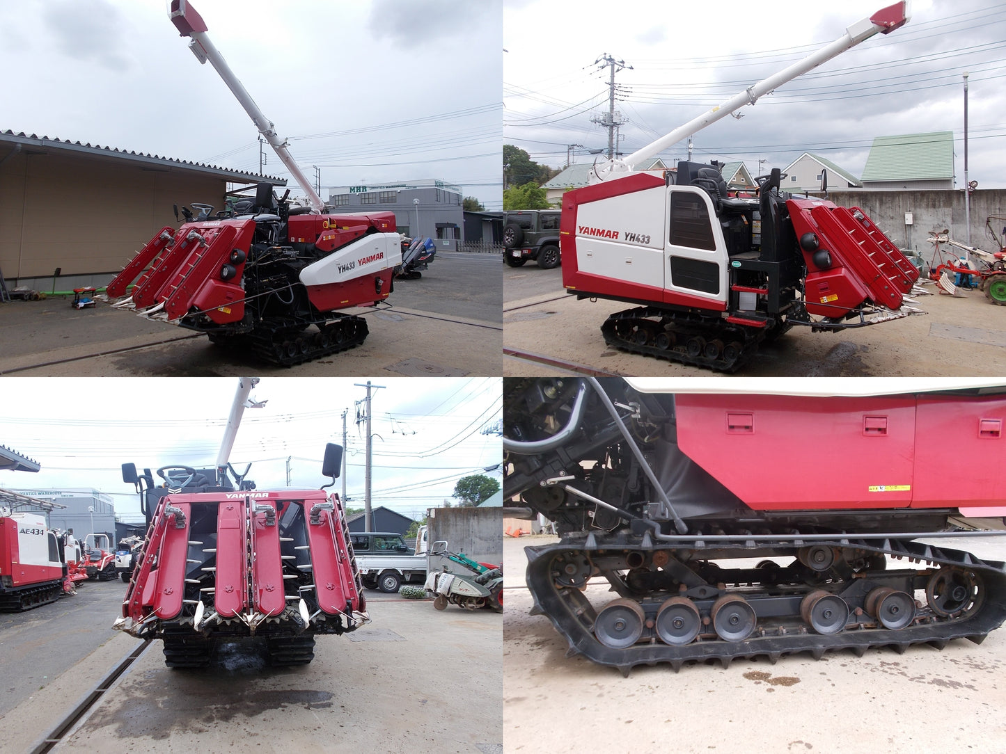 ヤンマー　中古　コンバイン　YH433　４条刈