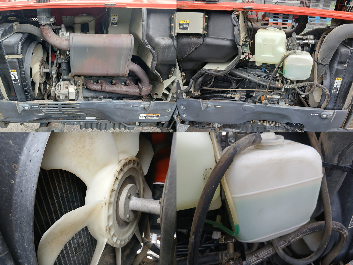 クボタ　中古　トラクター+ロータリー　GL470+RM8G　【宮城店2941P】