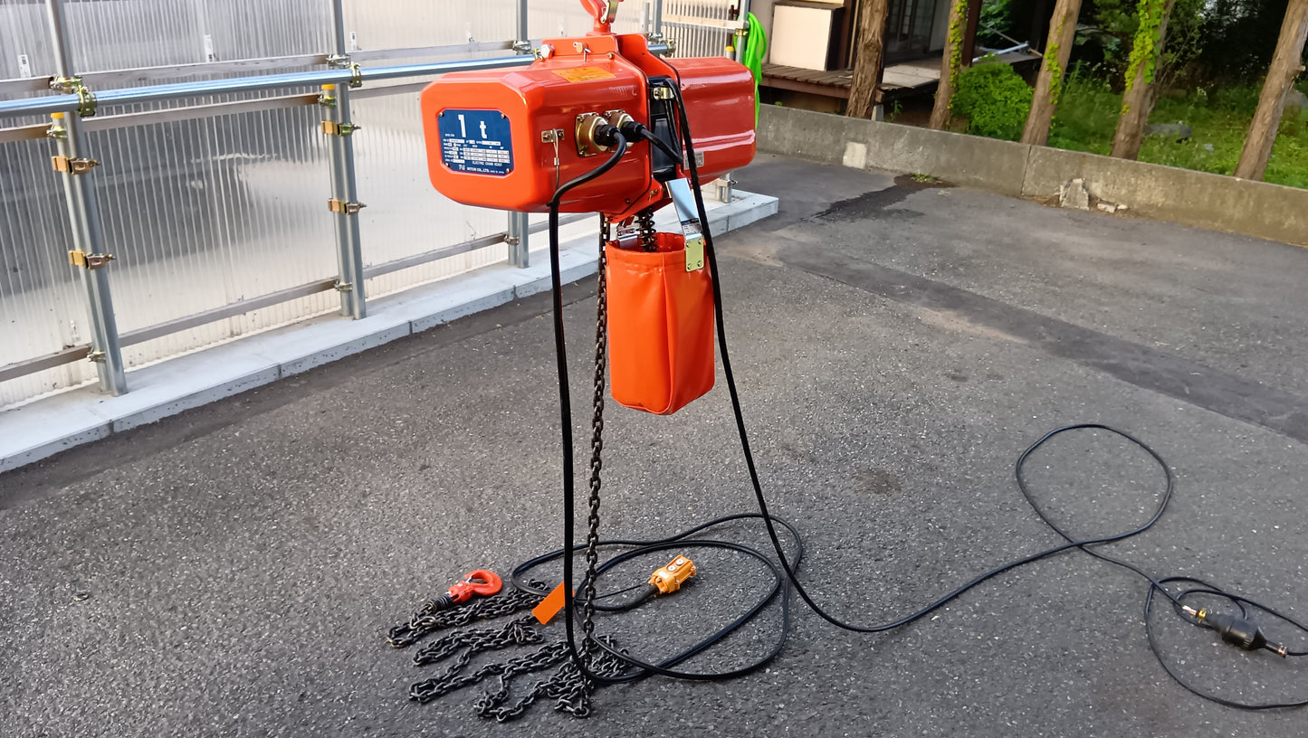 ニッチ　中古　電動チェーンブロック　EC40100　【岩手店637】