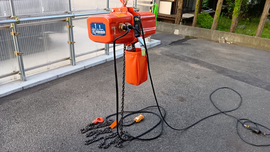 ニッチ　中古　電動チェーンブロック　EC40100　【岩手店637】