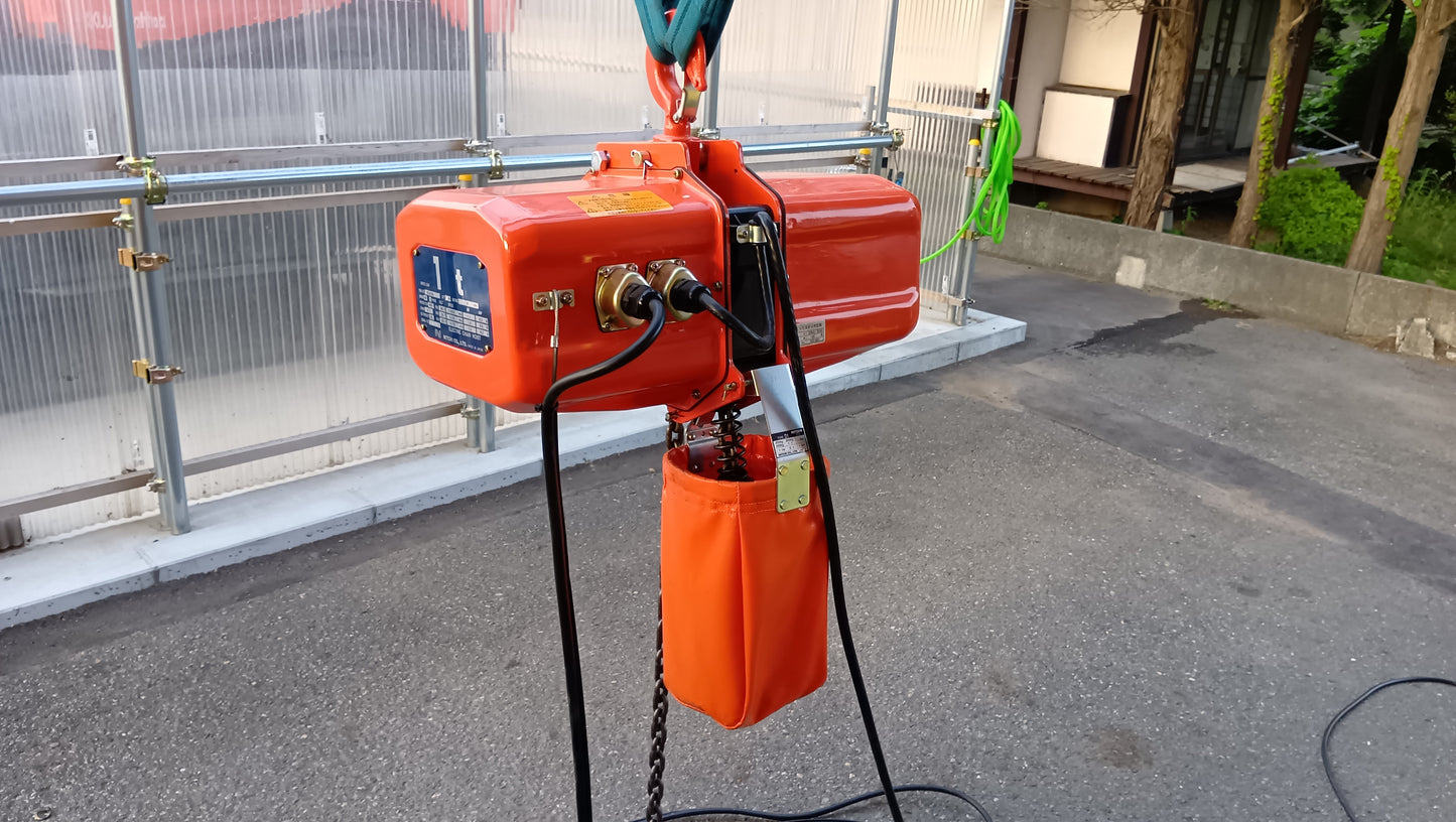 ニッチ　中古　電動チェーンブロック　EC40100　【岩手店637】