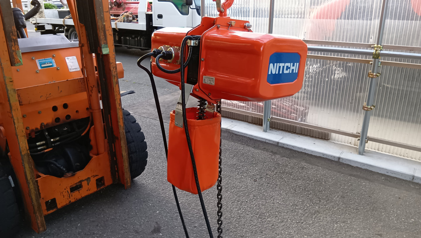 ニッチ　中古　電動チェーンブロック　EC40100　【岩手店637】