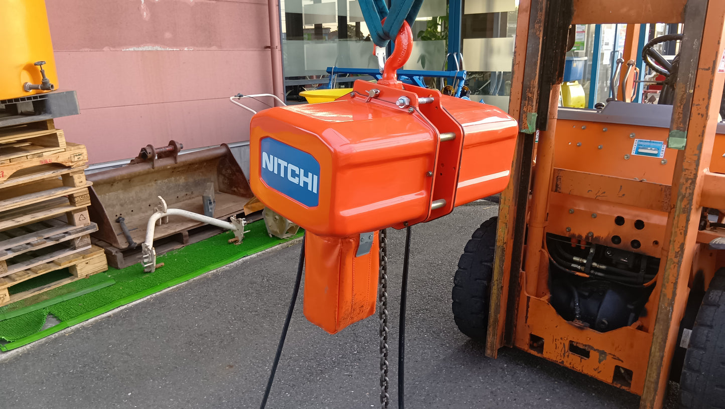 ニッチ　中古　電動チェーンブロック　EC40100　【岩手店637】