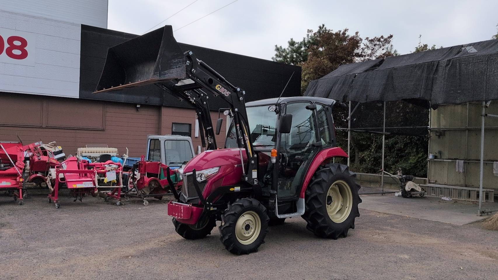ヤンマー 中古 トラクター 33馬力 フロントローダー 517h YT333J – 農