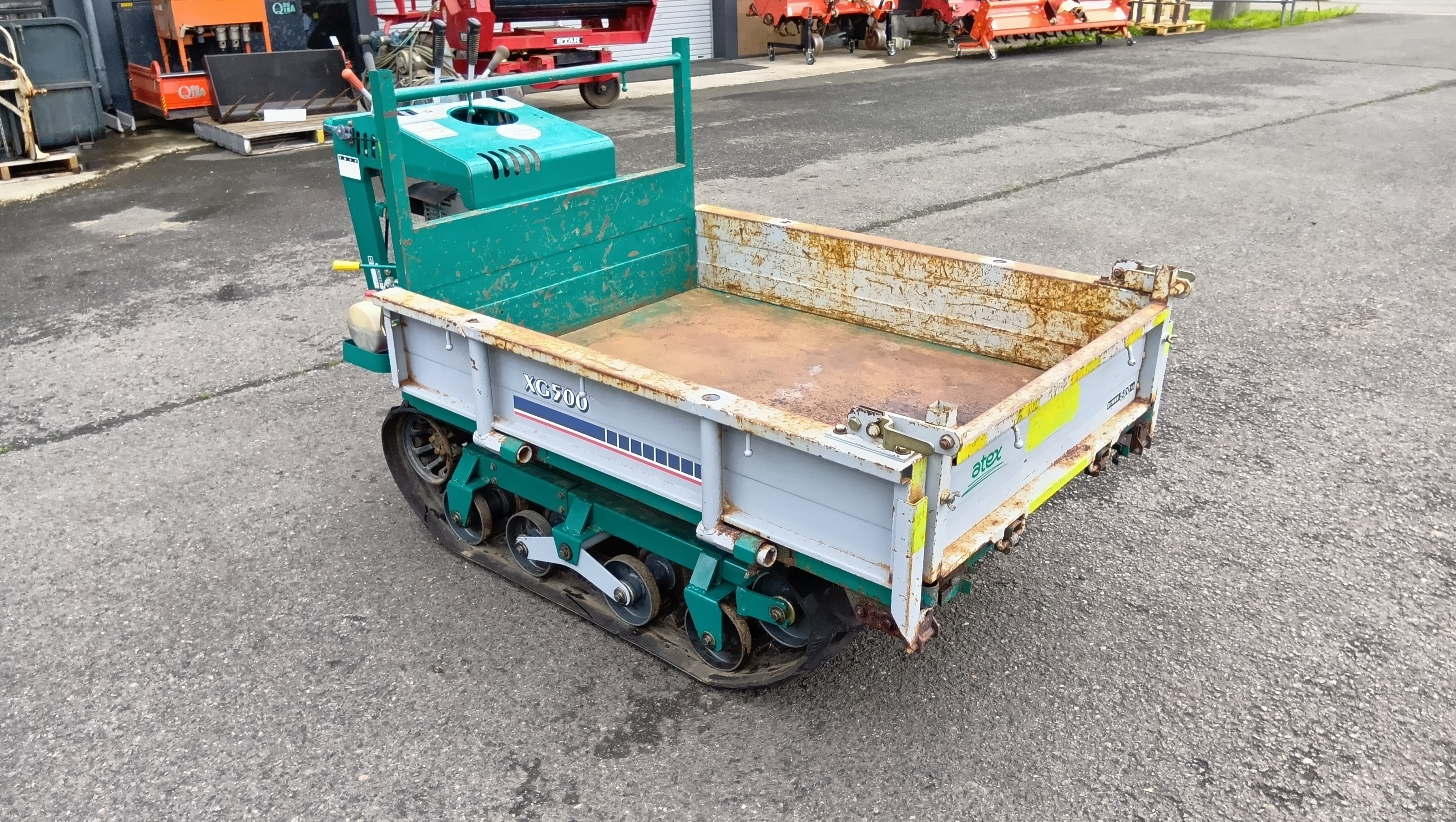 アテックスXG500 運搬機最終値下げ　出品今日までにしました クローラー運搬車 アテックス キャピー XG355HFB 【20Kgコンテナ最大4