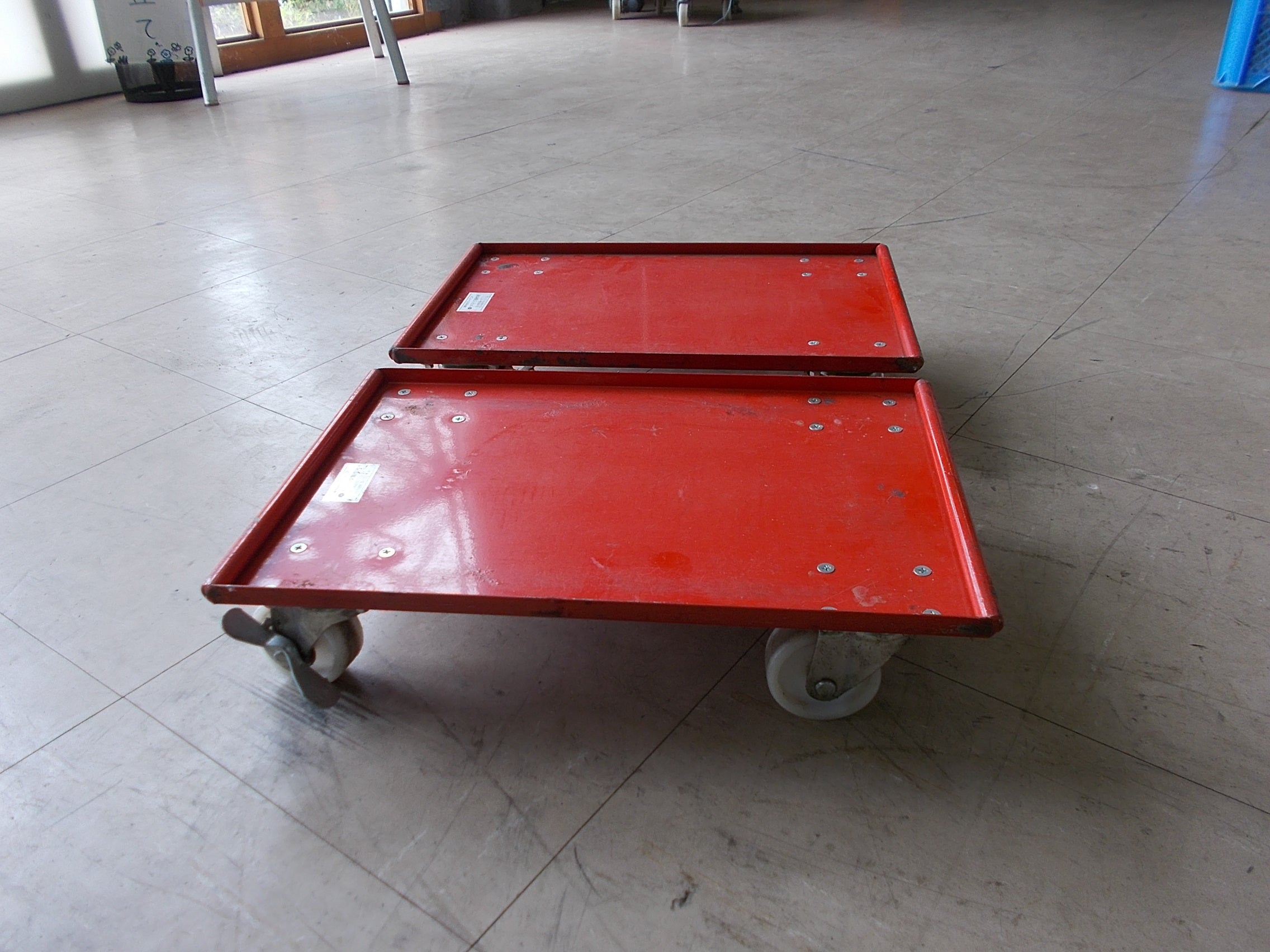 ヤマハタ製作所 中古 台車 赤（リカーキャリア）2台セット – 農