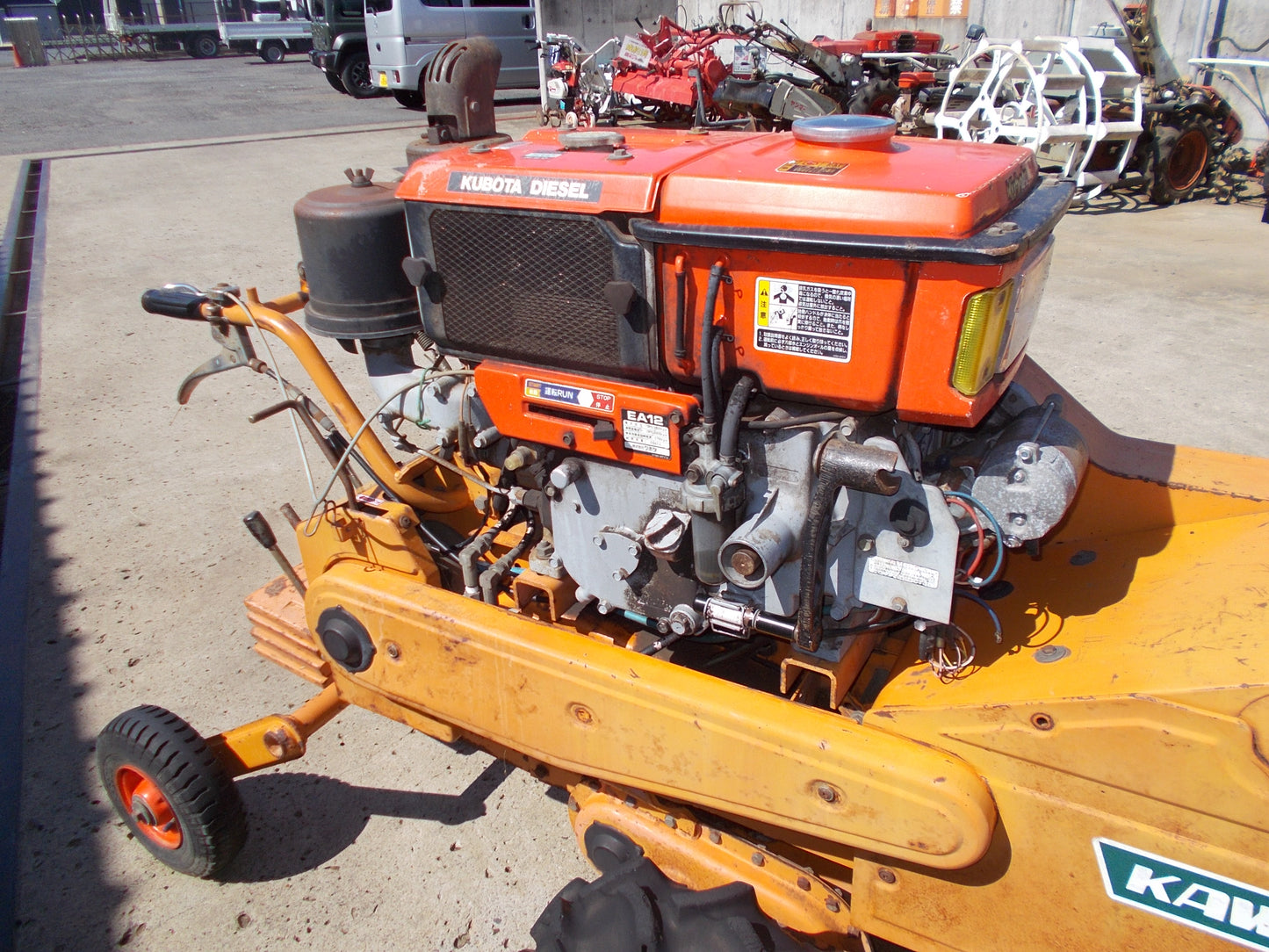 カワベ　中古　トレンチャー　F-40LH　ジャンク品