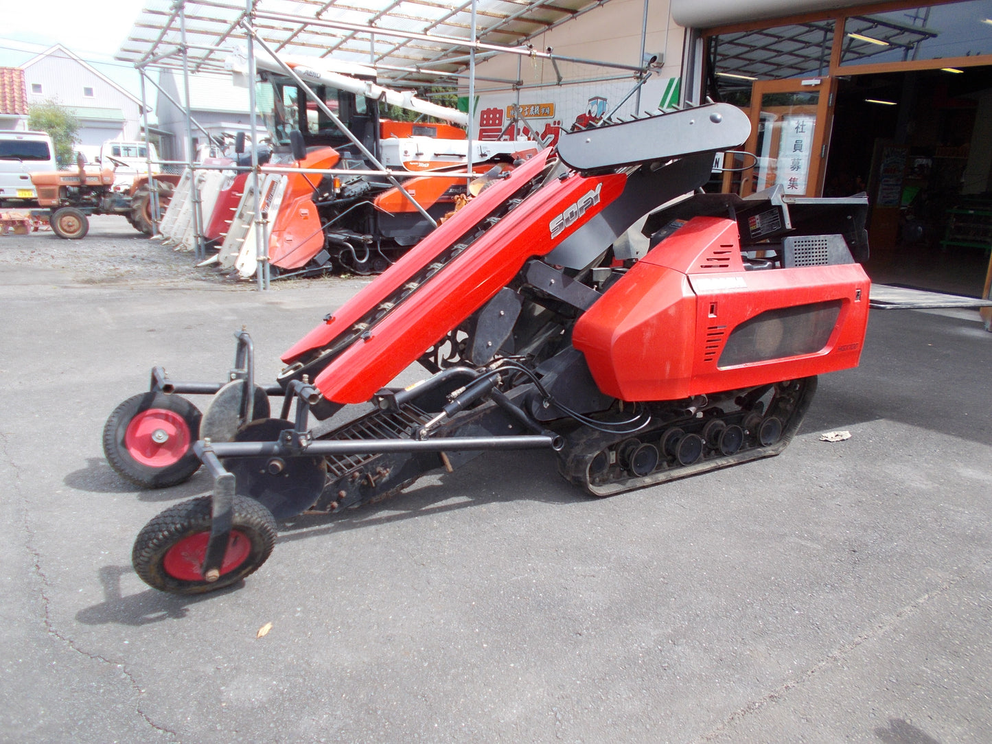 コバシ　中古　ねぎ収穫機　HGX100F