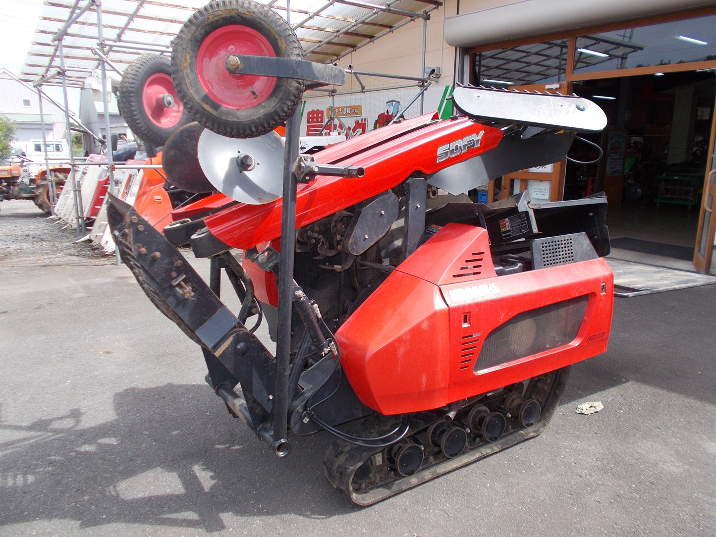 コバシ　中古　ねぎ収穫機　HGX100F