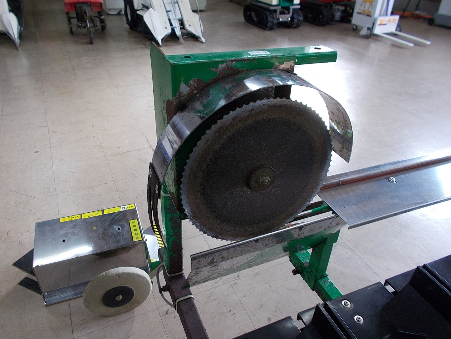 マツモト　中古　ネギの根葉切り機　MNCSP-DXL　スピードコントローラー付