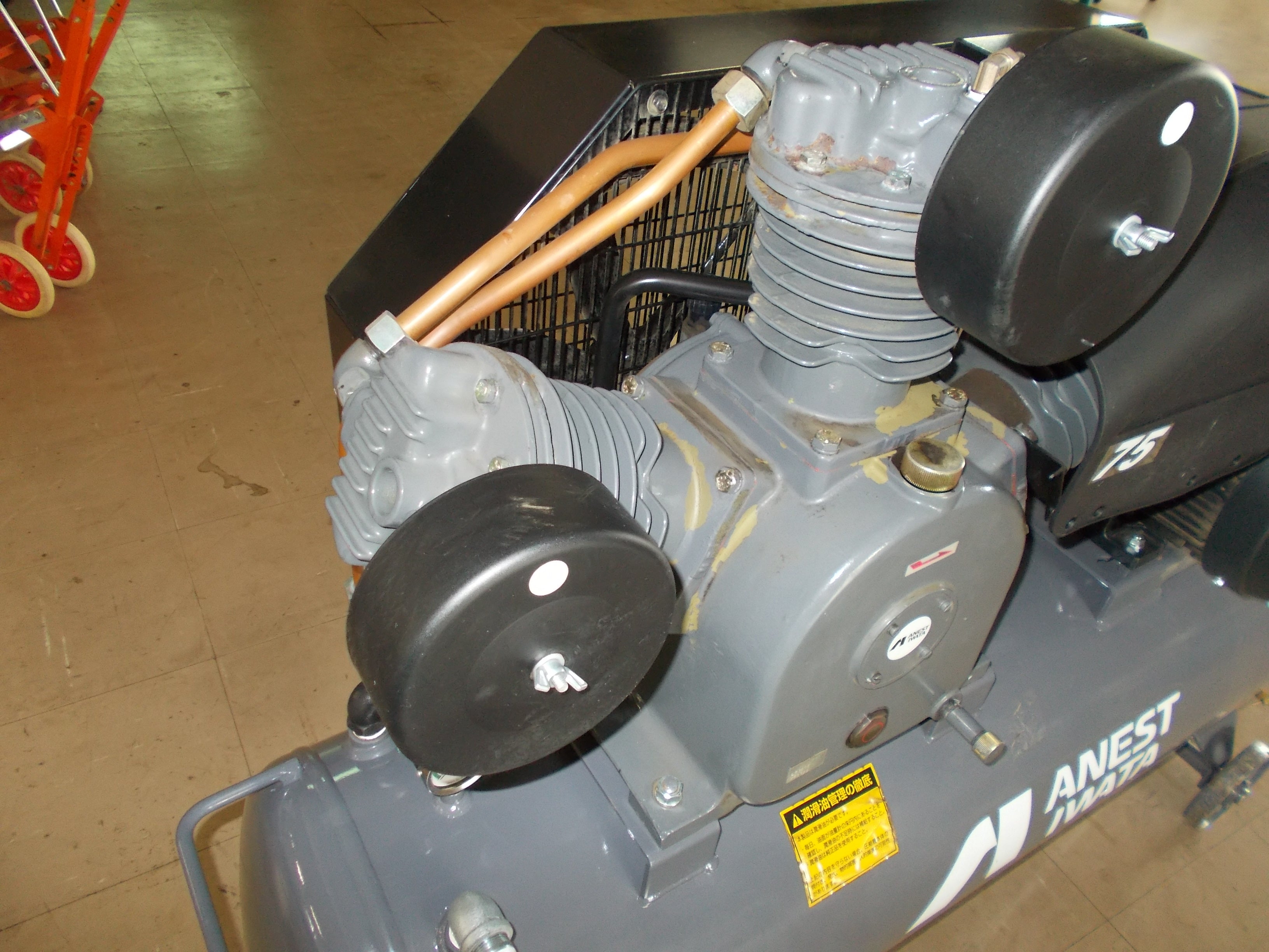 アネスト岩田 中古 コンプレッサー① TLP75EG-10 – 農キング